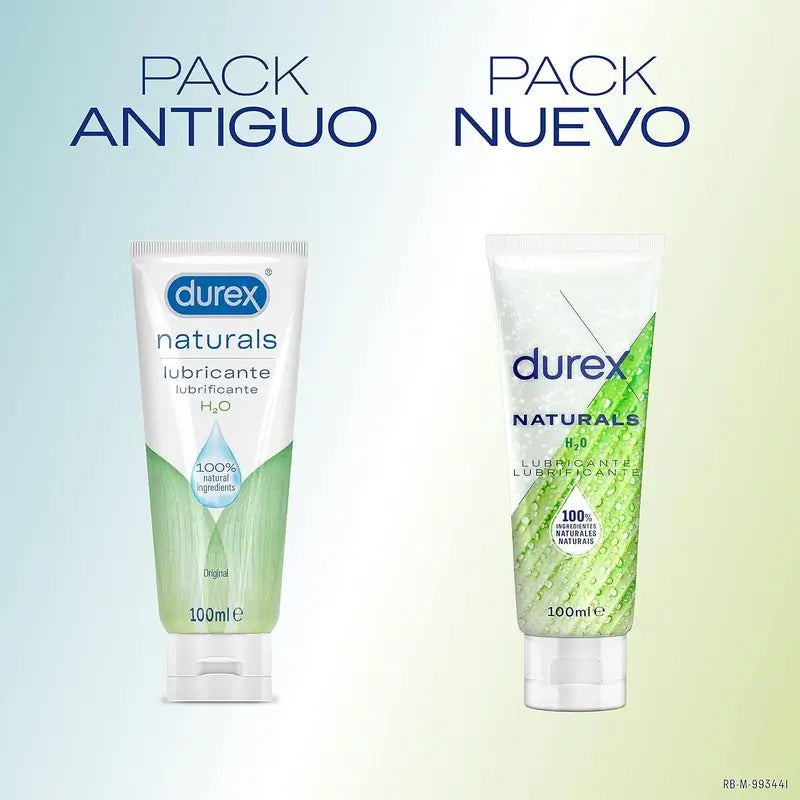 Durex Duplo Naturals Gel Lubrifiant 2ème unité 50% 50%.