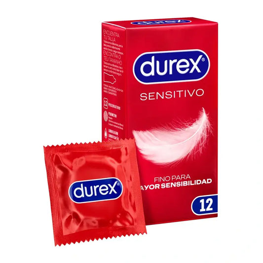 Préservatifs Durex Soft Sensitive pour une sensibilité accrue 12 pièces