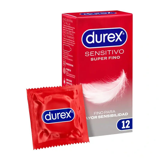 Préservatifs Durex Super Thin Total Contact 12 unités