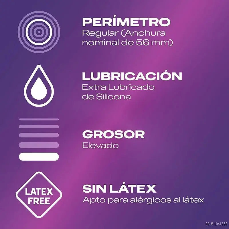 Durex Préservatifs sans latex 12 pièces