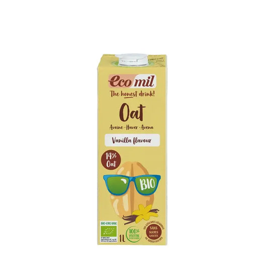 Ecomil Boisson végétale aromatisée à la vanille Tetrabrik Bio, 1 litre