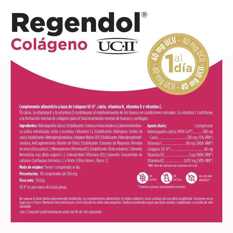 Eladiet Regen & Dol Uc Ii 40Mg, 30 comprimés