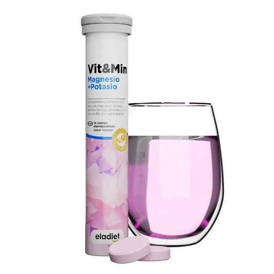 Eladiet Vit&Min Magnésium + Potassium, 14 comprimés