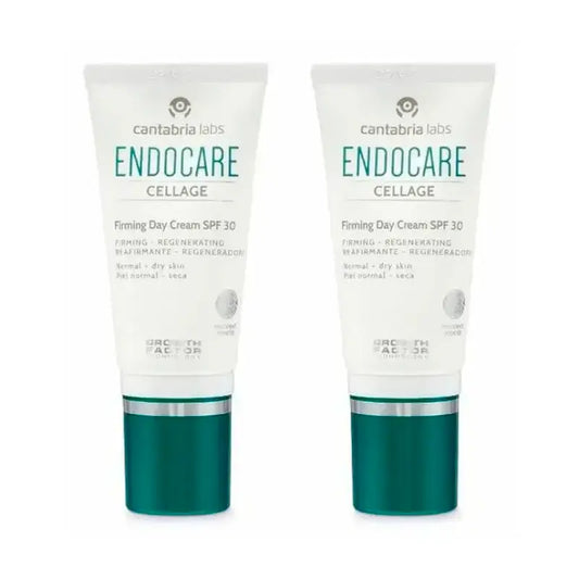 ENDOCARE Cellage Crème de jour raffermissante SPF 30, paquet de 2 x 50 ml
