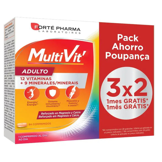 Forte Pharma Energy Multivit Adult 84 tablets