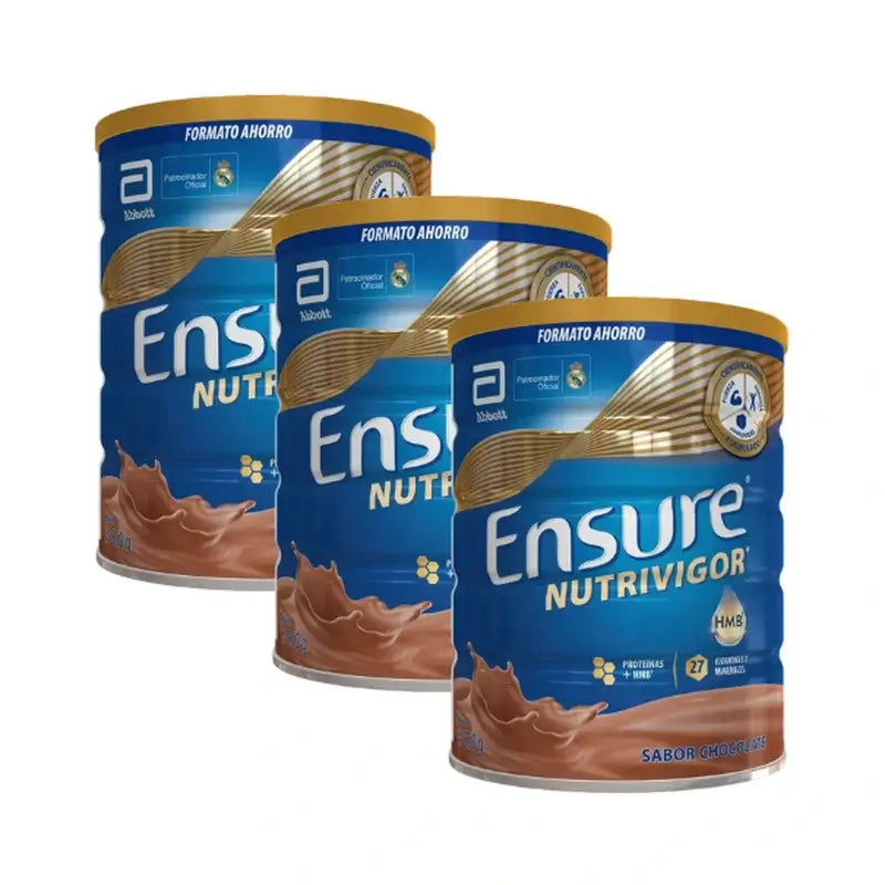Ensure Nutrivigor Boîtes de chocolat, paquet de 3x850g