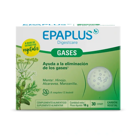 Epaplus Digestcare Gases , 30 comprimés