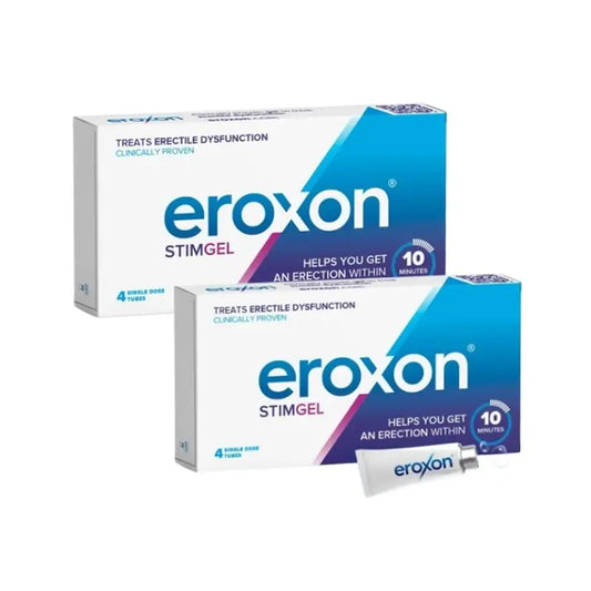 Gel Eroxon Stimgel contre les troubles de l'érection, 2 tubes unidoses de 4 unités