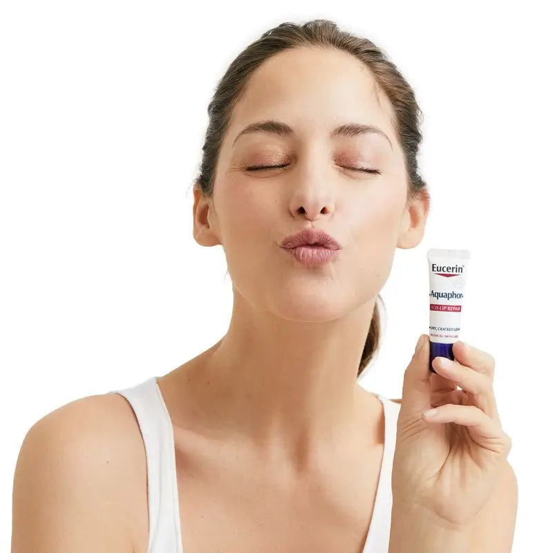 Eucerin Aquaphor Sos Soin régénérant pour les lèvres, 10 ml