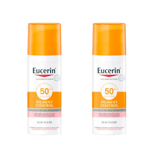 Eucerin Duplo Pigment Control Spf50+ Fluide Solaire, 2 x 50 Ml