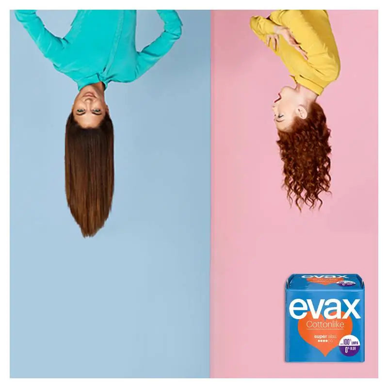 Evax Cottonlike Super Pads with Wings 12 unités