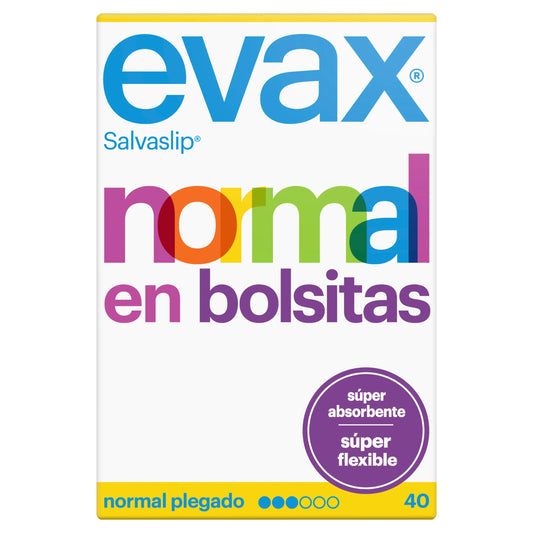 Evax Salvaslip Normal Protège-slip super absorbant Protegeslips, 40 pièces