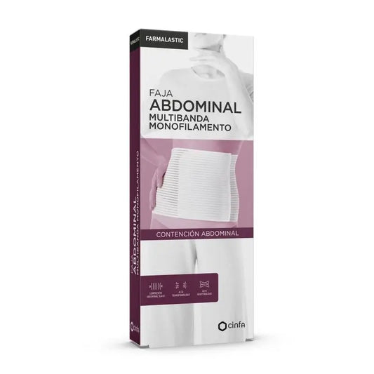 Farmalastic Lumbar Girdle Velcro White, Size 3