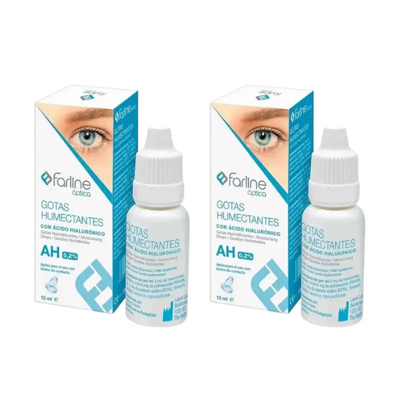 Farline Farline Gouttes hydratantes 0,2% Acide Hyaluronique, 2X15 Ml