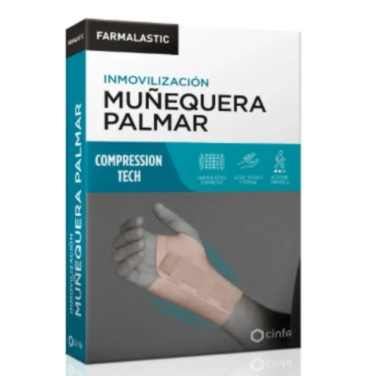 Farmalastic Muñequera Ferula Wristband, grand modèle