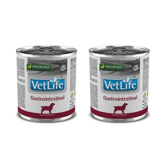 Farmina Vet Dog Gastrointestinal Box 6X300Gr, nourriture humide pour chiens, paquet de 2
