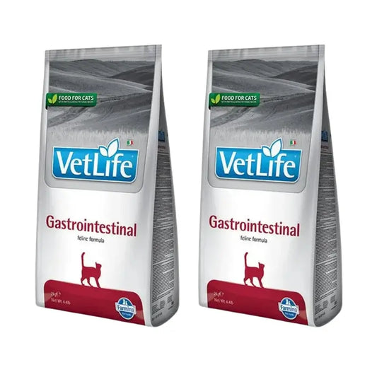 Farmina Vet Life Cat Gastrointestinal 5Kg, nourriture pour chats, paquet de 2