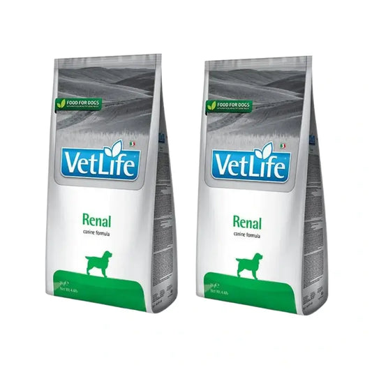Farmina Vet Life Cat Renal 5Kg, nourriture pour chats, paquet de 2