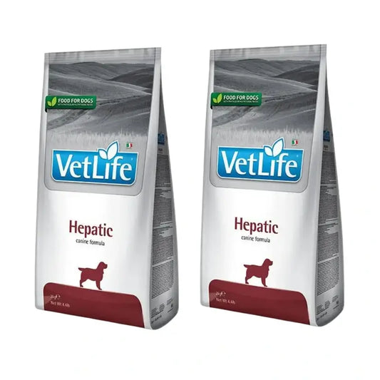 Farmina Vet Life Dog Hepatic 12Kg, nourriture pour chiens, paquet de 2