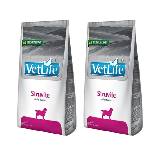 Farmina Vet Life Dog Struvite 2Kg, nourriture pour chiens, paquet de 2