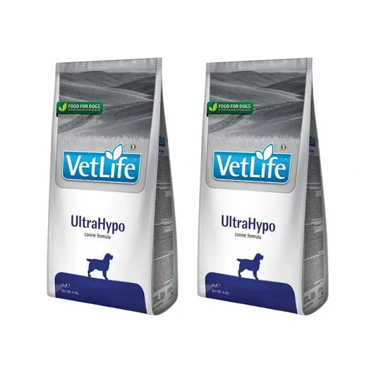 Farmina Vet Life Dog Ultrahypo 12Kg, nourriture pour chiens, paquet de 2