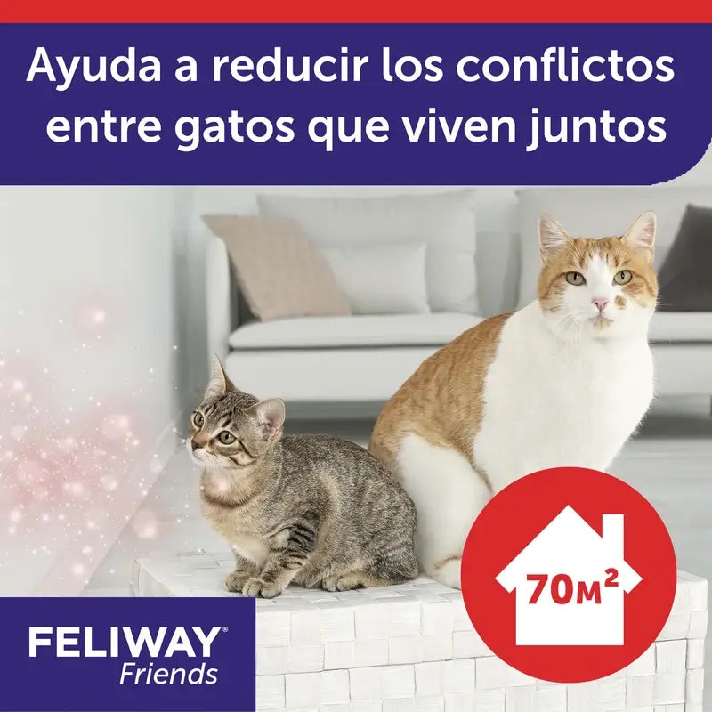 Ceva Feliway Friends Diffuseur + Recharge 48 ml