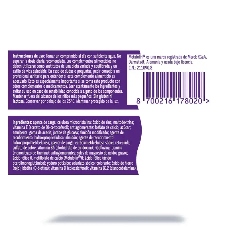 Femibion 0 Planification de la Grossesse avec Acide Folique Plus, 2X28 Comprimés