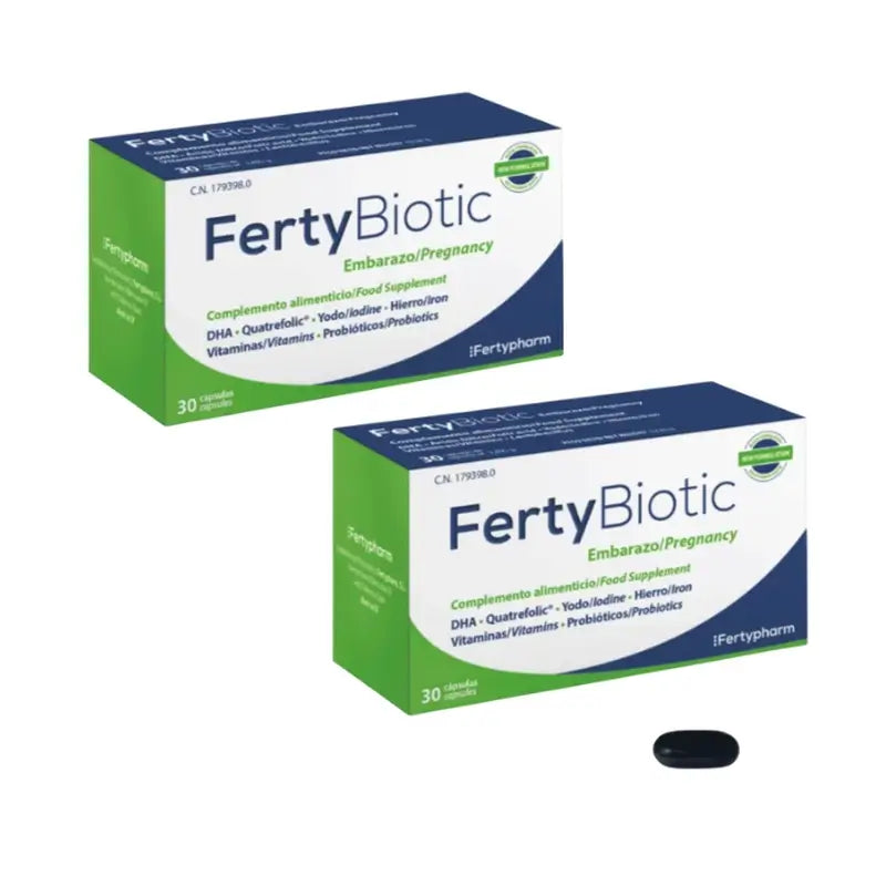 Fertybiotic Grossesse, 2x30 Capsules