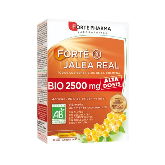 Forté Pharma Forté Gelée Royale Bio 2500 mg, 20 Amp x 10 ml