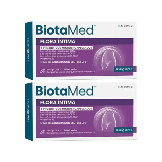 Biotamed Flora Intima, Pack 2 x 15 Capsules