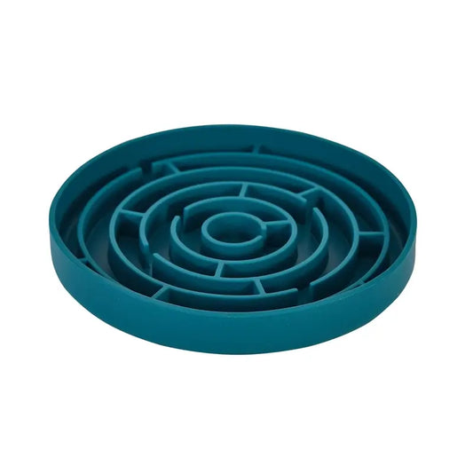 Freedog Bowl Soft Slow Food Blue Teal 22 X 22 X 3.5 Cm