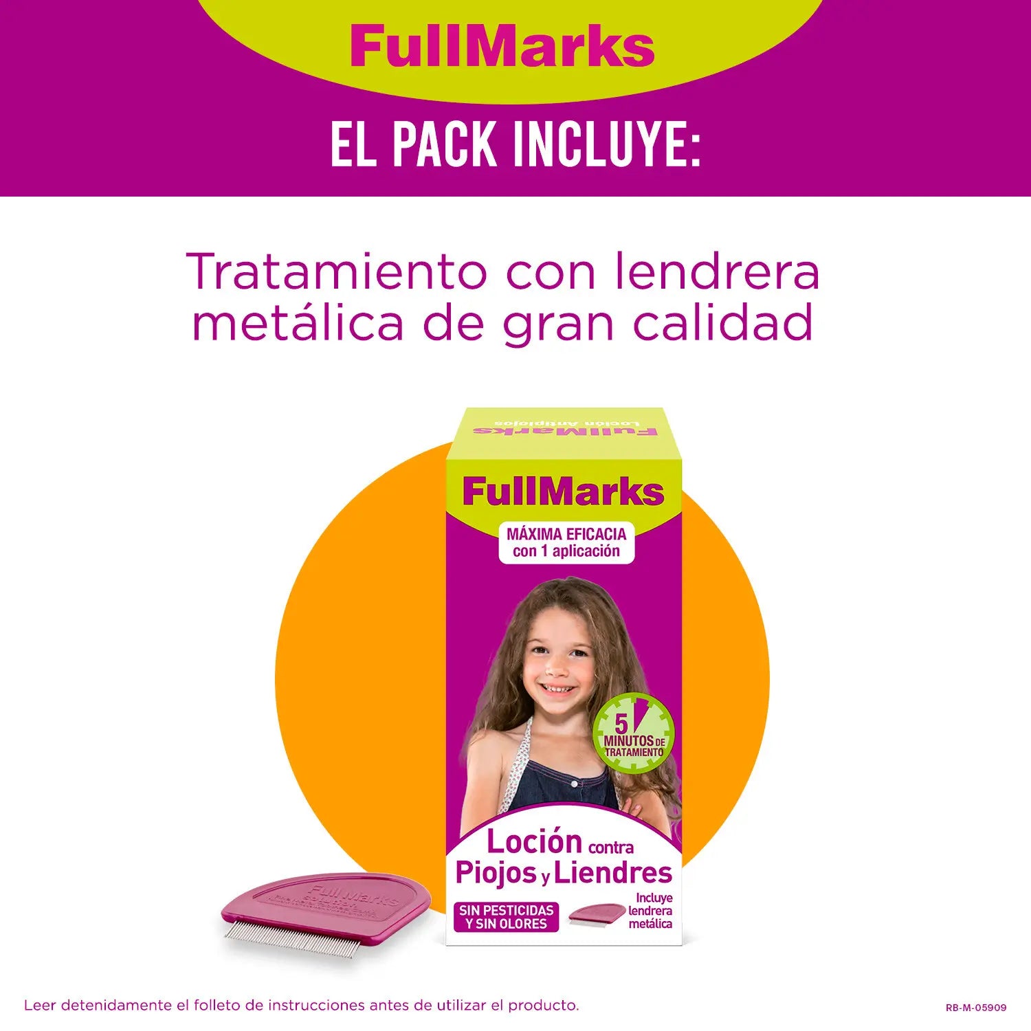 Solution pédiculicide FullMarks, 100ml