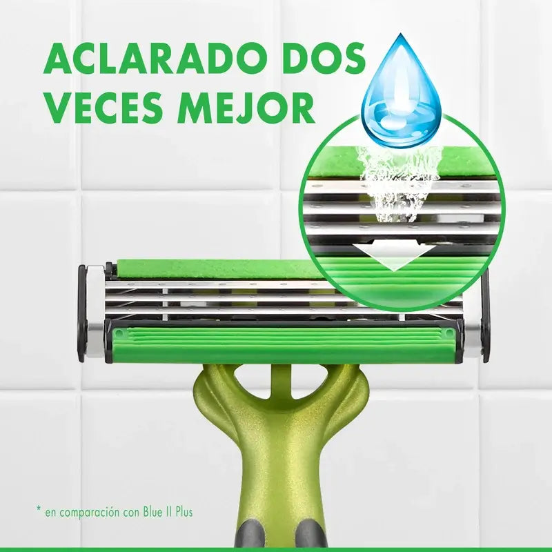 Gillette Blue3 Sensitive Rasoir jetable pour hommes, 5 pcs.