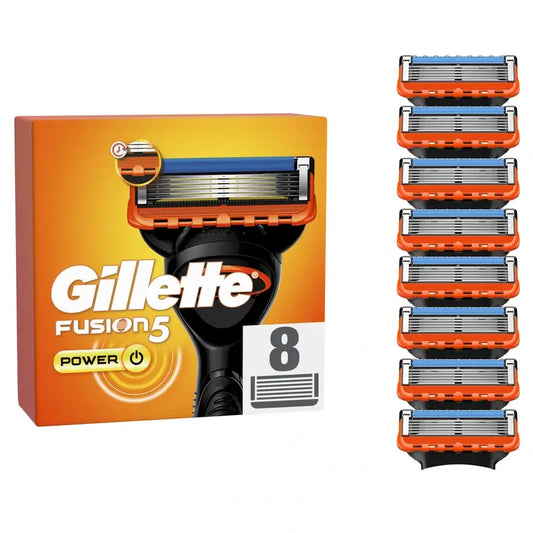 Gillette Fusion5 Power, Recharge rasoir, 8 pcs.