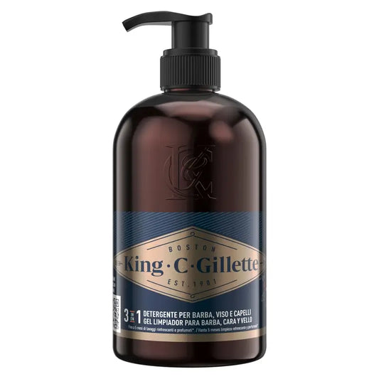 Gillette King C. Beard & Face Gel , 350 ml