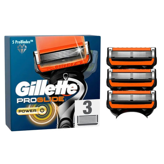 Recharges de rasoir pour hommes Gillette Proglide Power, 3 pièces