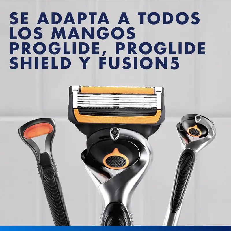 Recharges de rasoir pour hommes Gillette Proglide Power, 3 pièces