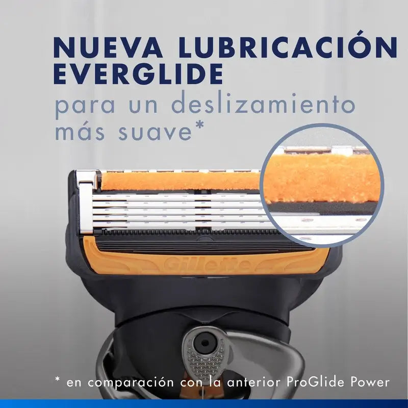 Recharges de rasoir pour hommes Gillette Proglide Power, 3 pièces