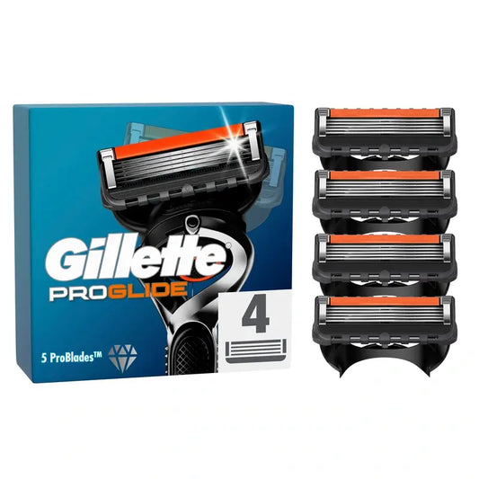 Recharges de rasoir pour hommes Gillette Proglide, 4 pièces