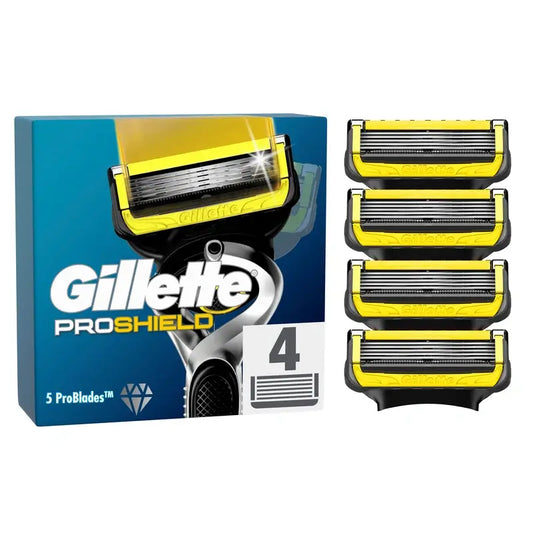 Recharges de rasoir pour hommes Gillette Proshield, 4 pièces