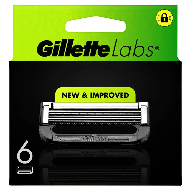 Recharges de rasage Gillette Labs, 6 lames