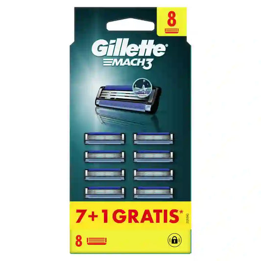 Recharge Gillette Mach3, 7+1 recharges