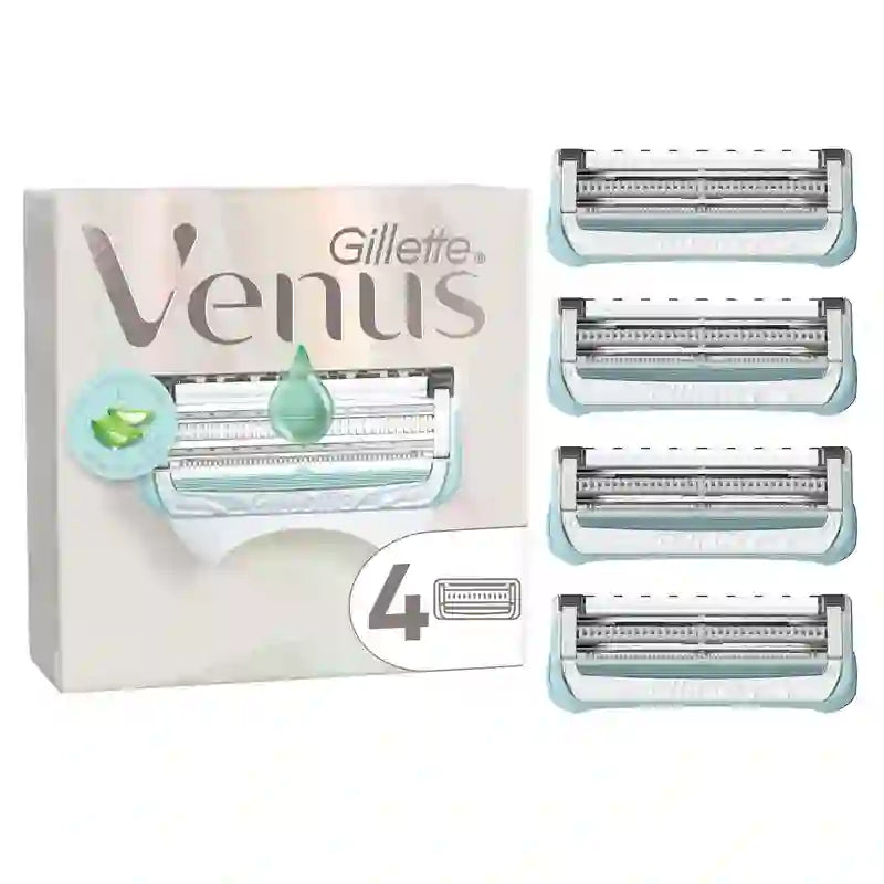 Gillette Intimate & Groin Refills, 4 recharges