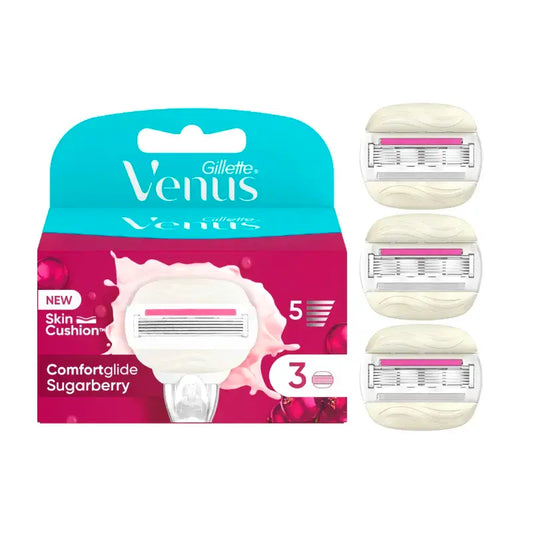 Venus Comfortglide Sugarberry Avec Olay, 3 pcs.