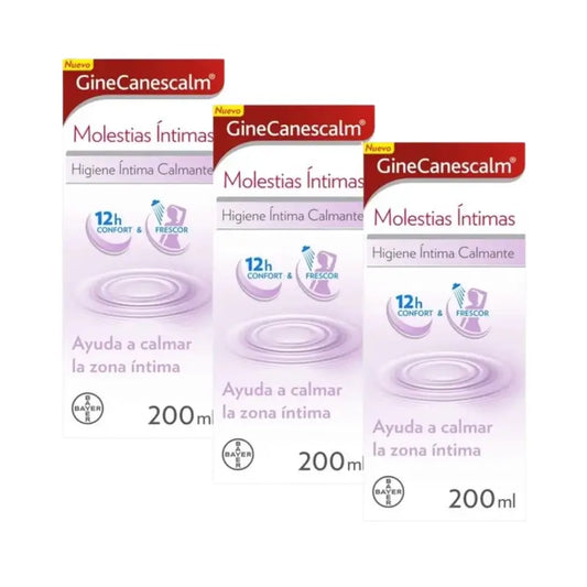 Ginescanes GineCanescalm Gel Intime, 3X200 Ml