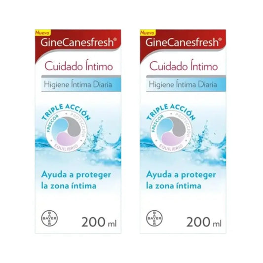 Ginescanes GineCanesfresh Gel de soin intime, 2X200 Ml