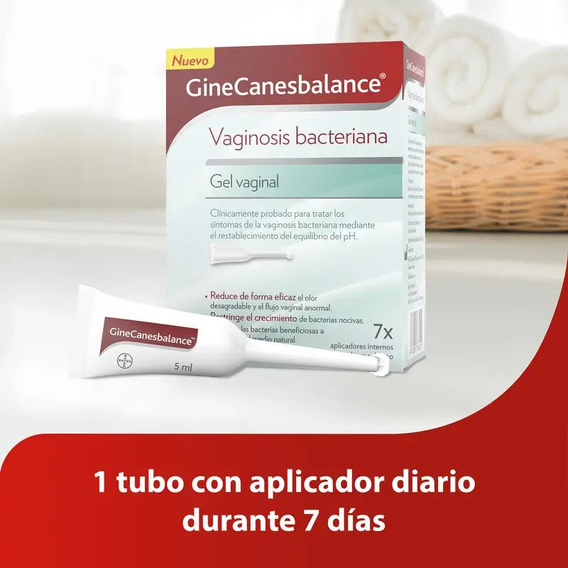 Ginescanes GineCanesbalance Gel vaginal antibactérien, 7 applicateurs