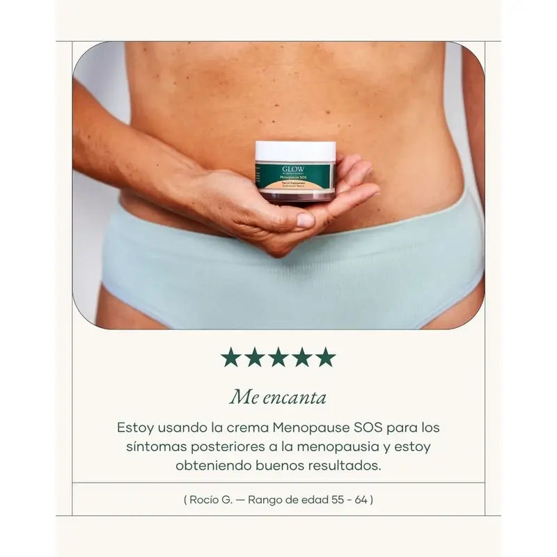 Glow Botanica Menopause Sos Crème pour le corps, 50 ml