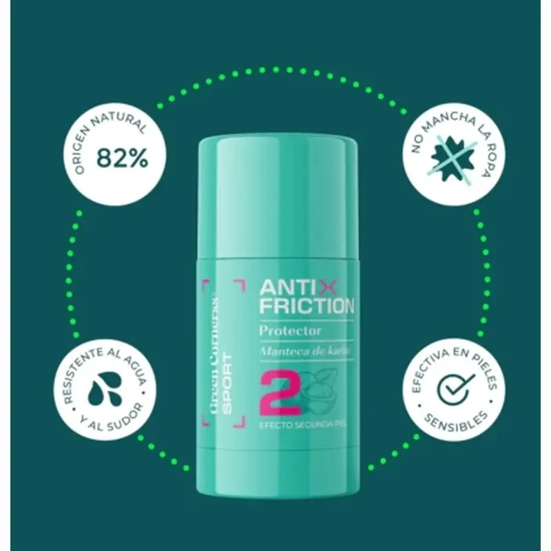 Bâtonnet anti-rayures Green Cornerss au beurre de karité, 30 ml