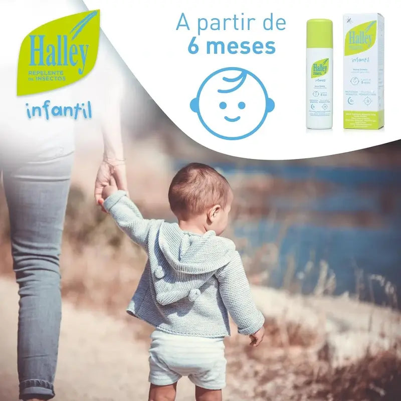 Répulsif anti-insectes pour enfants Halley, 100 ml